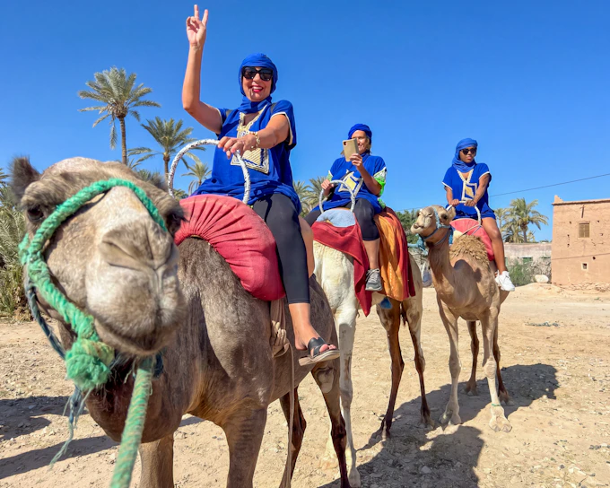 Palmeraie Camel Ride & Traditional Moroccan Spa & Optional Quad Bike