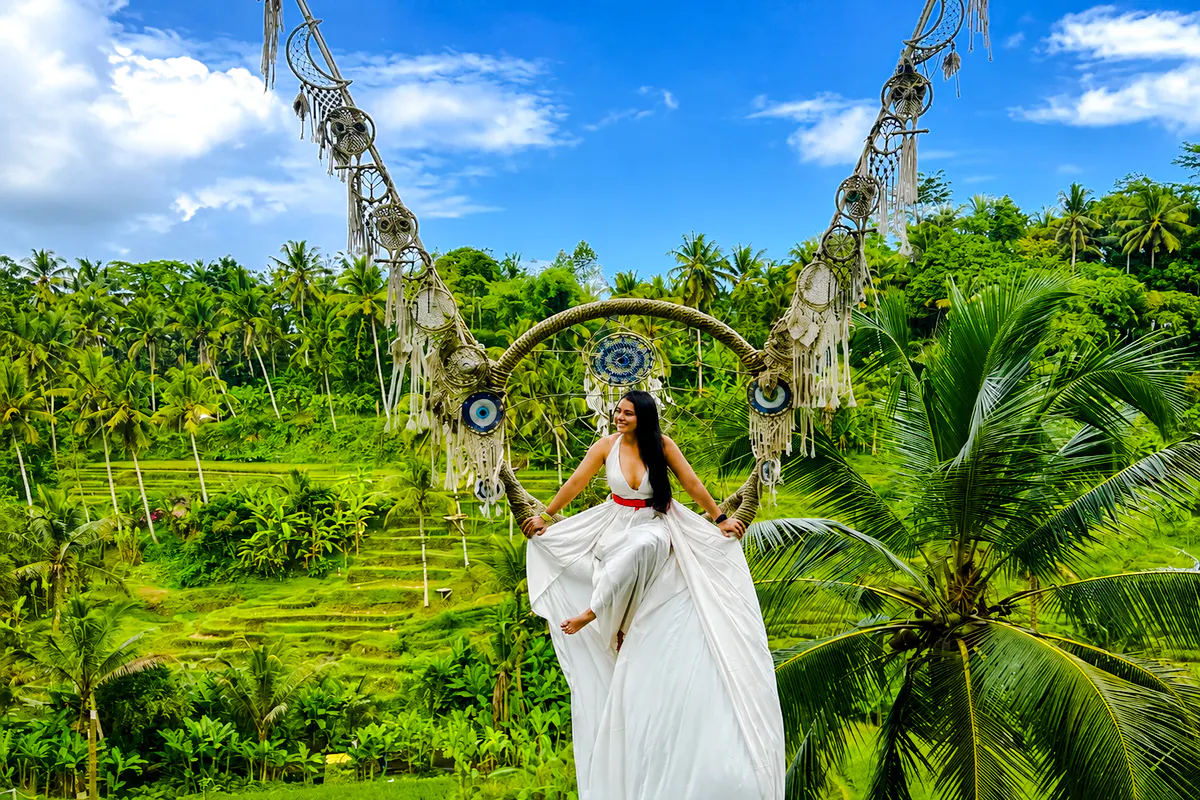 Ubud Private Rice Terrace Zipline, Sky Bike and Jungle Swings Image 7