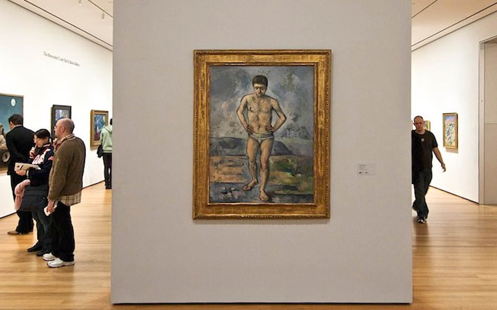 Paul Cezanne's The Bather in MoMA