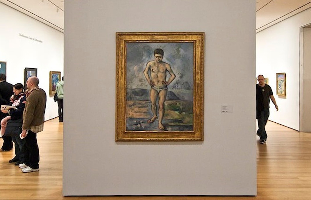 Paul Cezanne's The Bather in MoMA