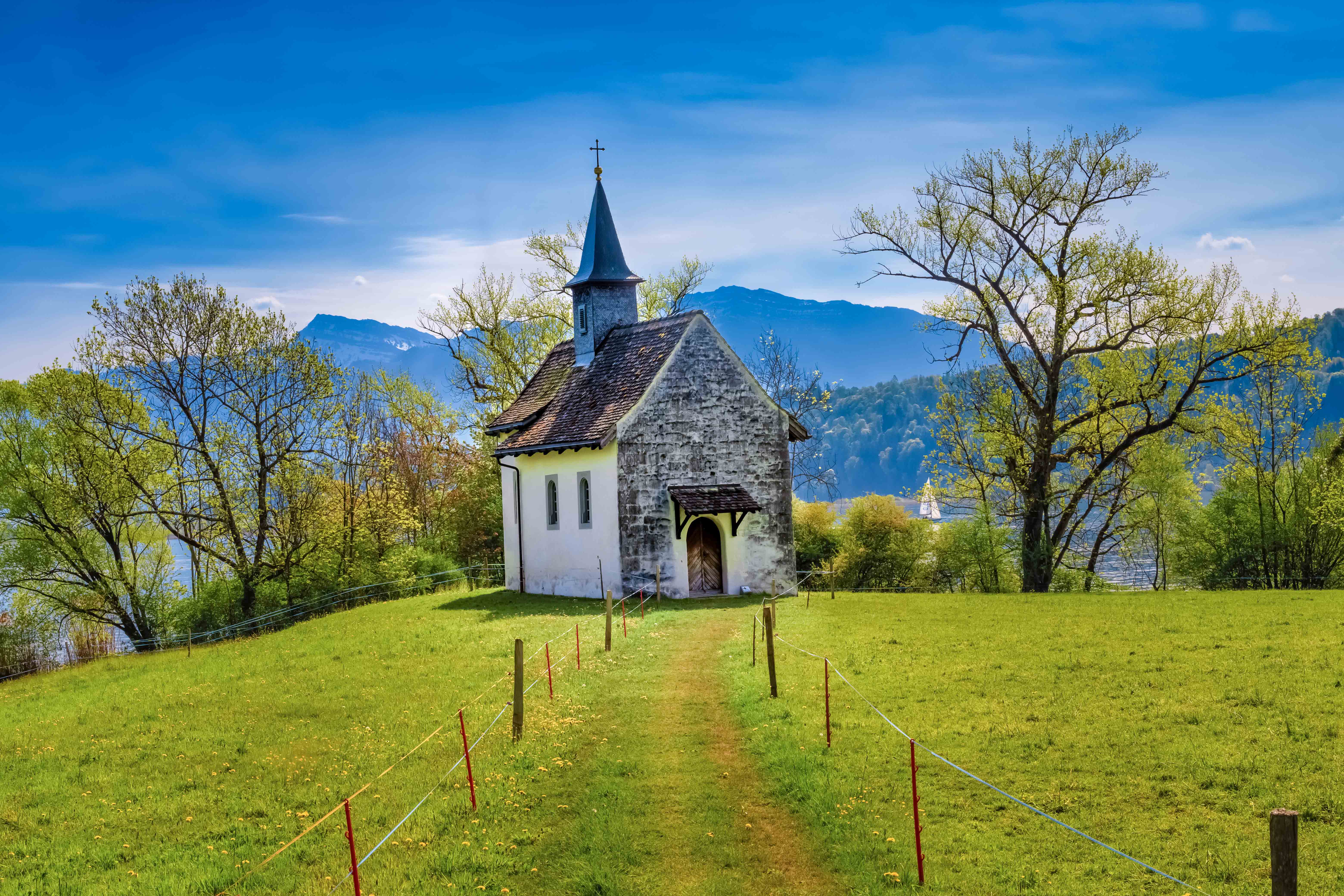 The historical St. Meinrad Chappel