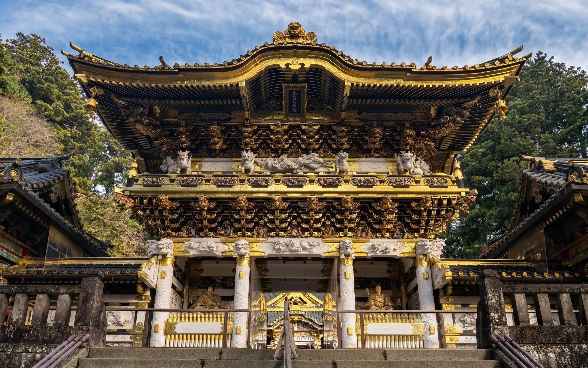 Yōmeimon Gate at Nikko Toshogu Shrine, Tochigi Prefecture, Japan.