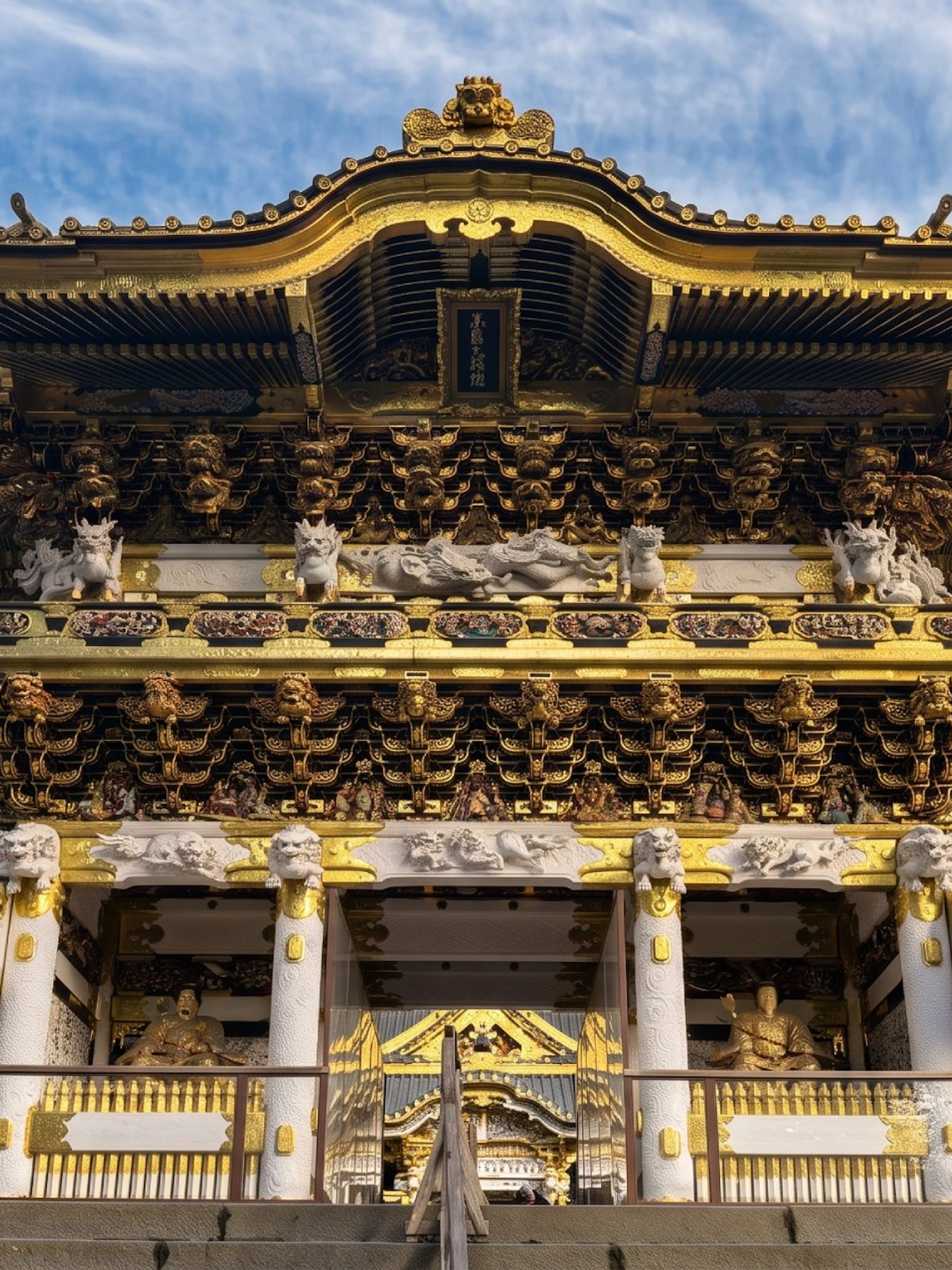 Yōmeimon Gate at Nikko Toshogu Shrine, Tochigi Prefecture, Japan.