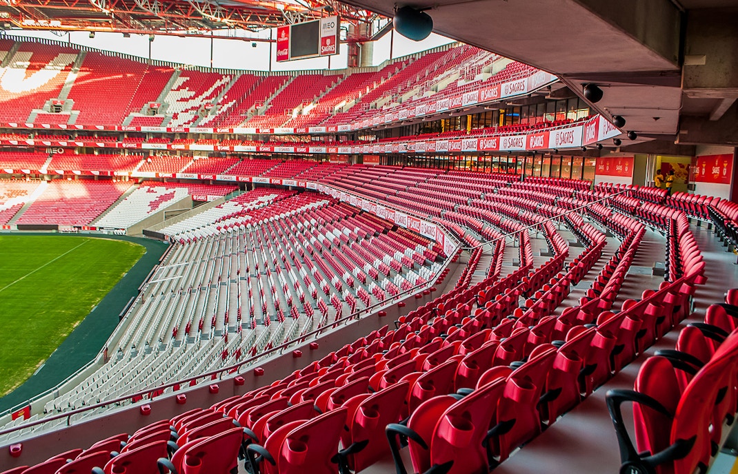 Stands at Benefica Stadium