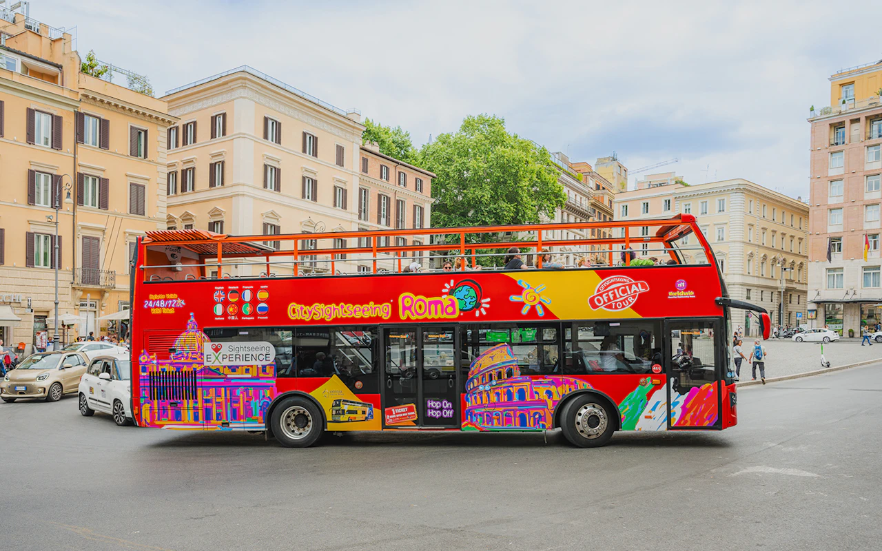 Combo (Economisez 10%) : Tour en bus Hop-On Hop-Off de Rome + Billets pour la visite guidée de la Basilique Saint-Pierre — 9