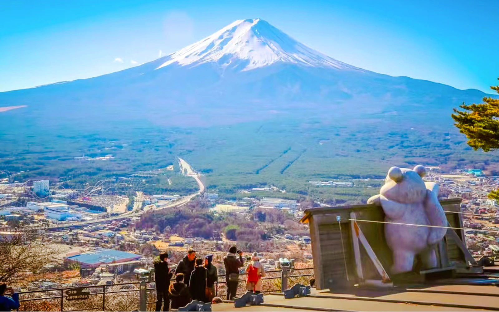 Day Tour to Lake Kawaguchi Ropeway and Arakura Sengen Park