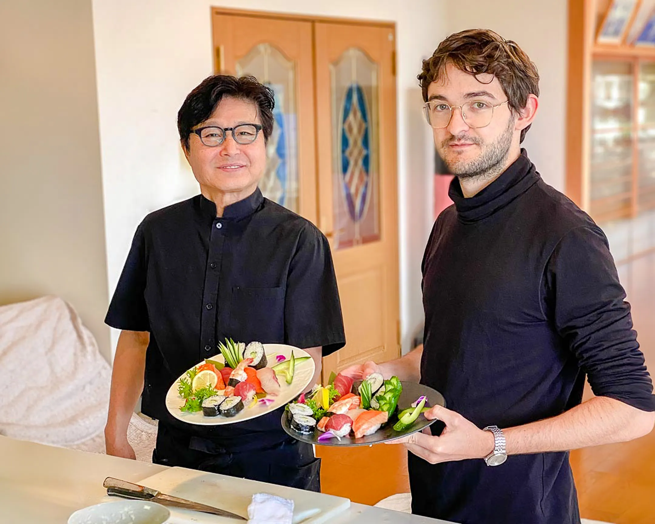 Osaka Ramen and Sushi Cooking Class with Tea Ceremony