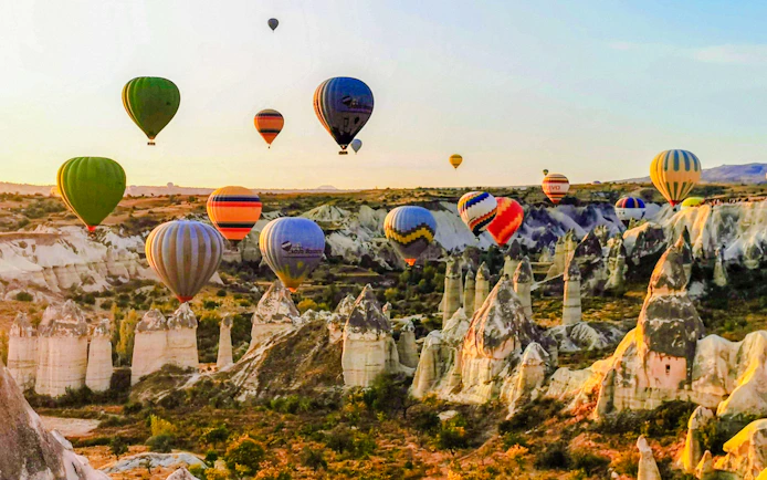 Cappadocia Sunrise Hot Air Balloon Flight with Hotel Transfers