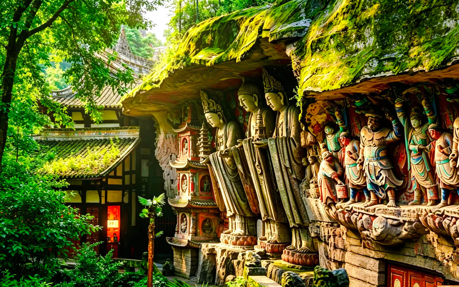 Dazu Baodingshan Rock Carvings Guided Tour with Door-to-Door Private Car Transfers (Product 54101)