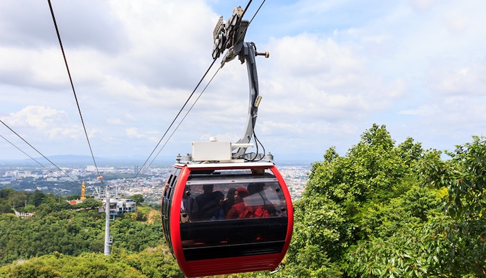 By Train + Cable Car