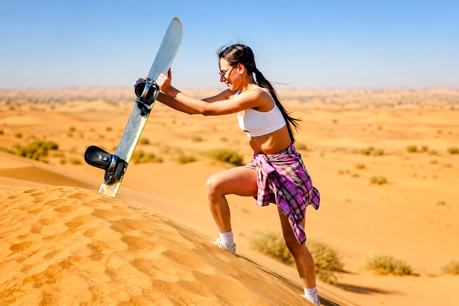 safári no deserto de dubai com transporte, 4x4 nas dunas, passeio de camelo e sandboard-1