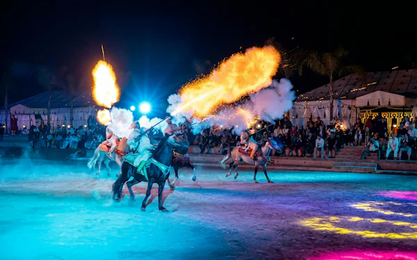 Agadir Fantazia Berber Night Show with Dinner
