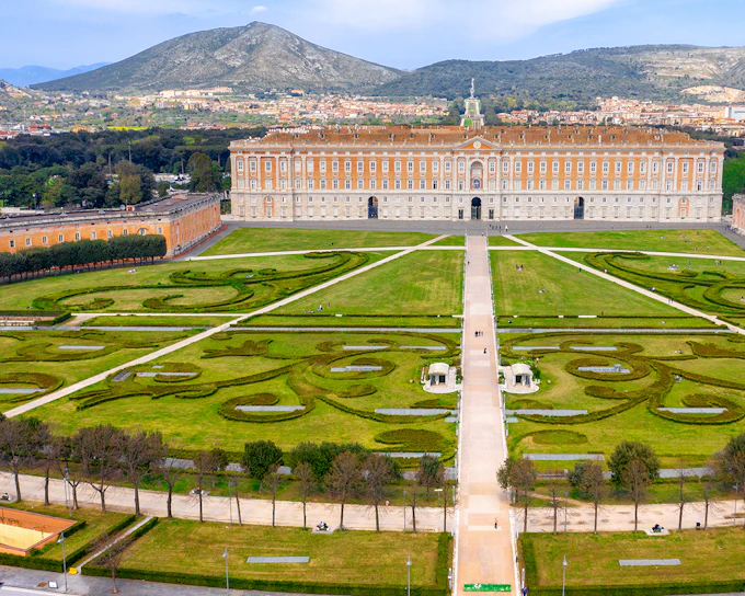 From Naples: Royal Palace of Caserta Tickets with Round-Trip Train and Audio Guide