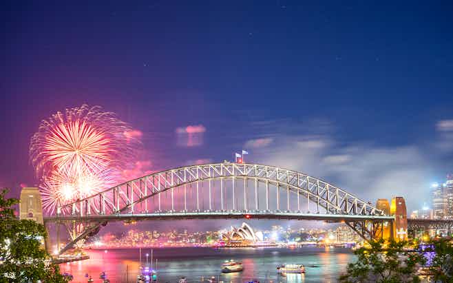 sydney new year fireworks - free vantage point