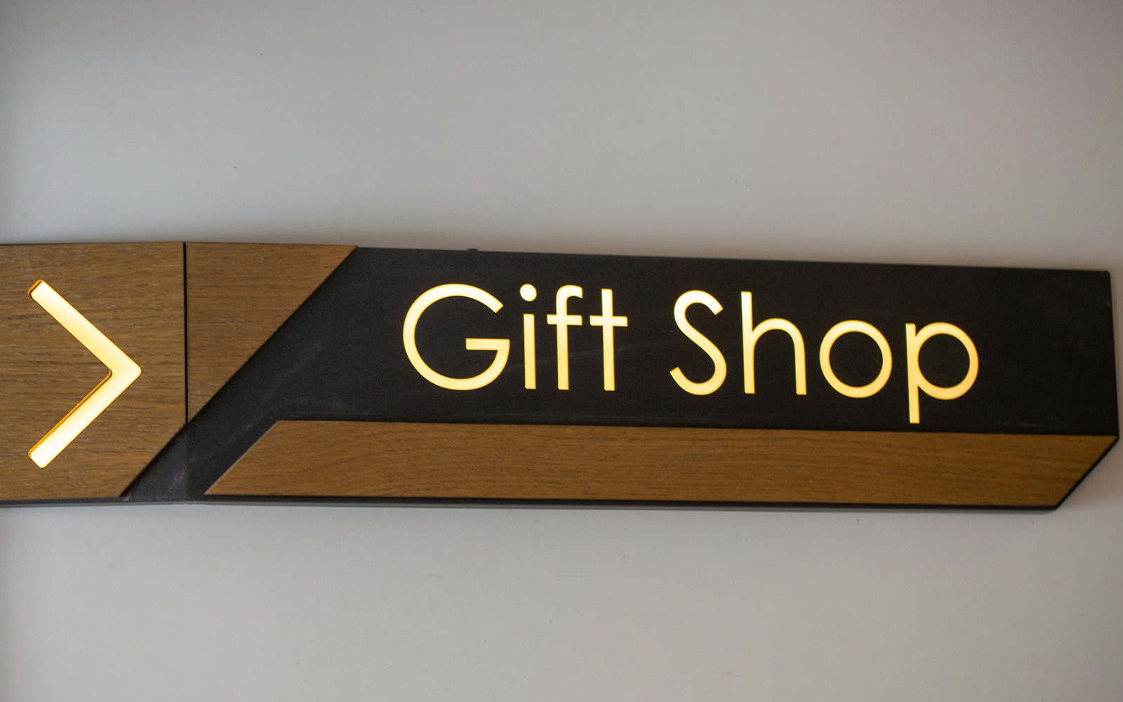 Gift Shop sign at Wonderworks Orlando.