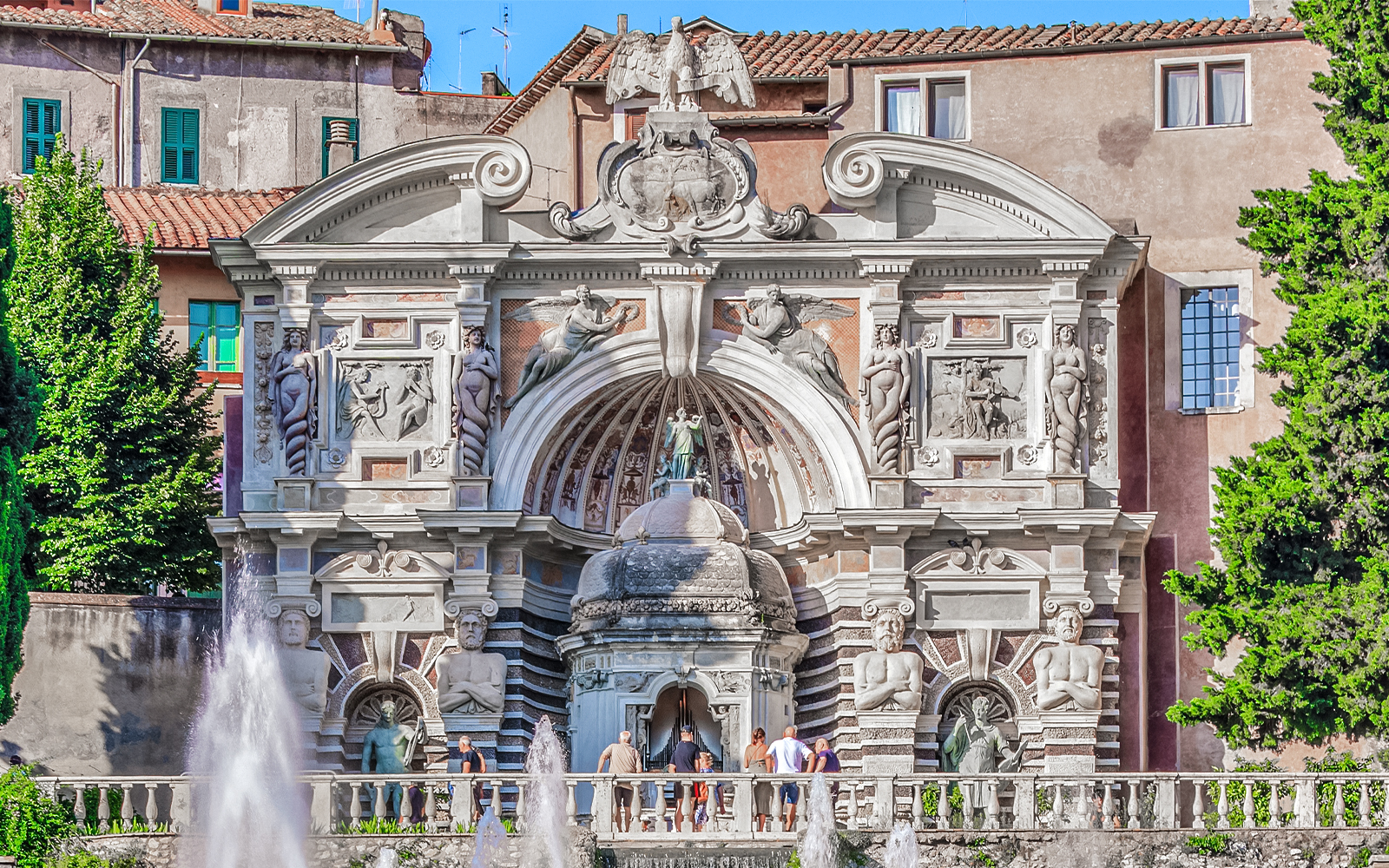 fountain of organ at villa d'este