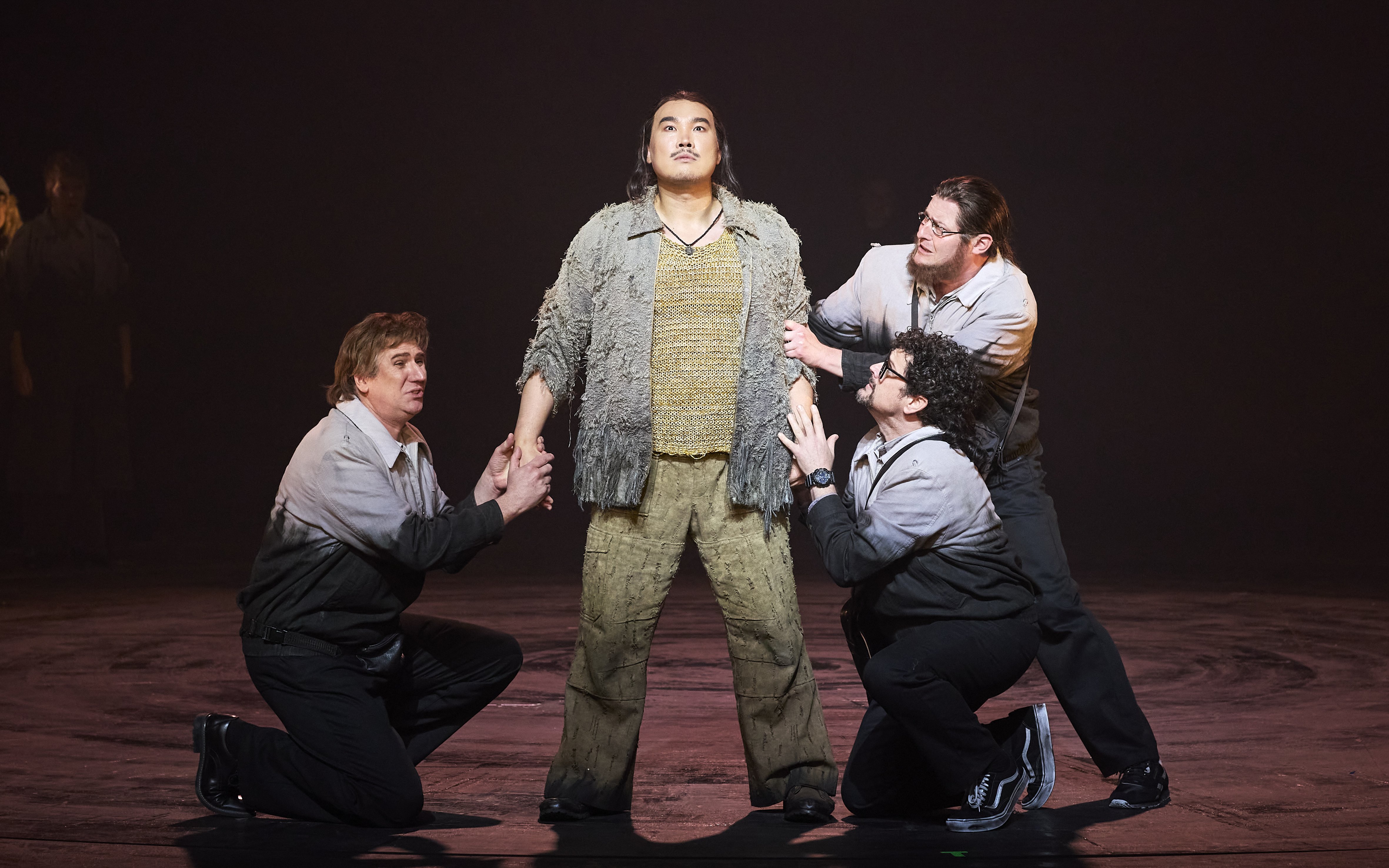 Stage performance of Turandot in Sydney with actors in dramatic scene.