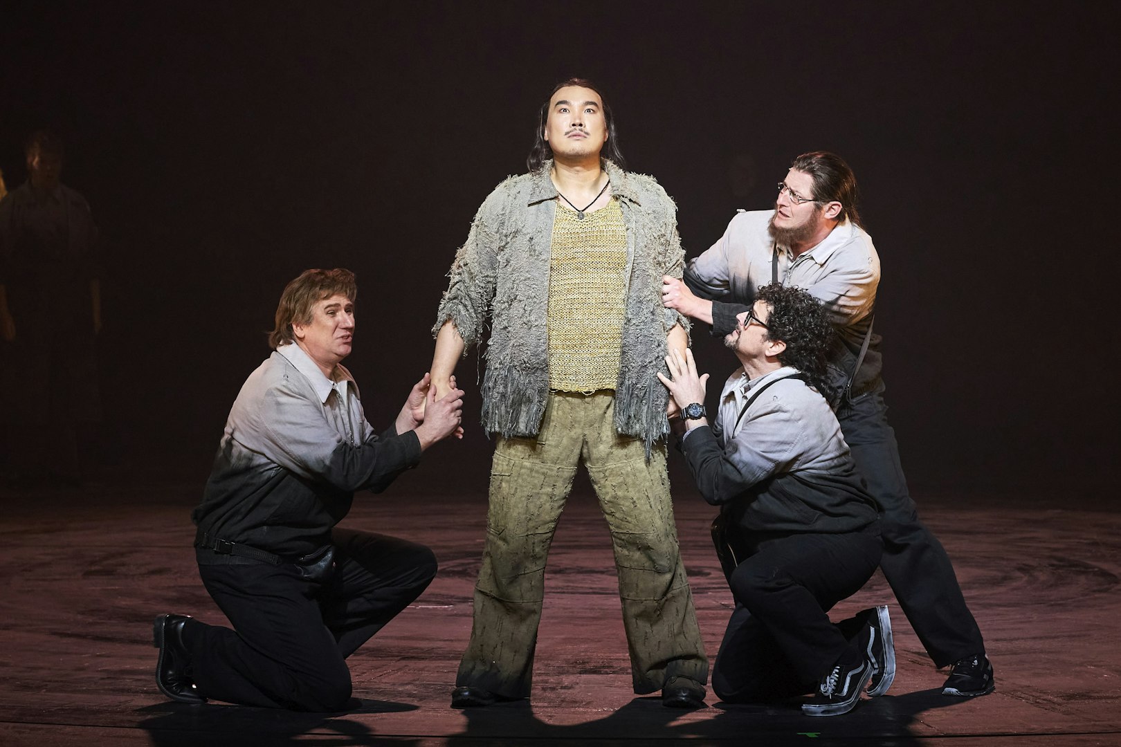 Stage performance of Turandot in Sydney with actors in dramatic scene.