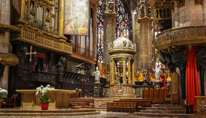 The Presbytery and Altar duomo milan