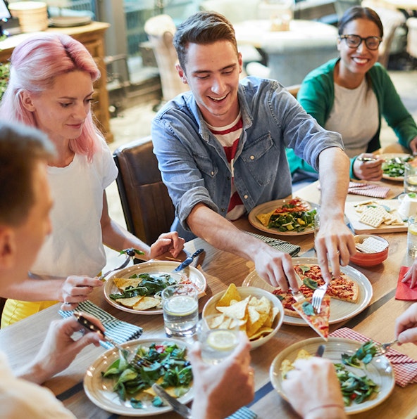 Food choices inside Georgia Aquarium