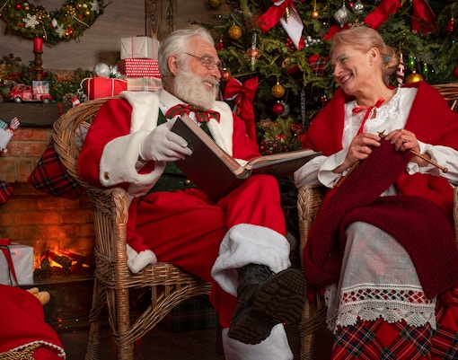 Mrs. Santa claus at Santa Claus Village