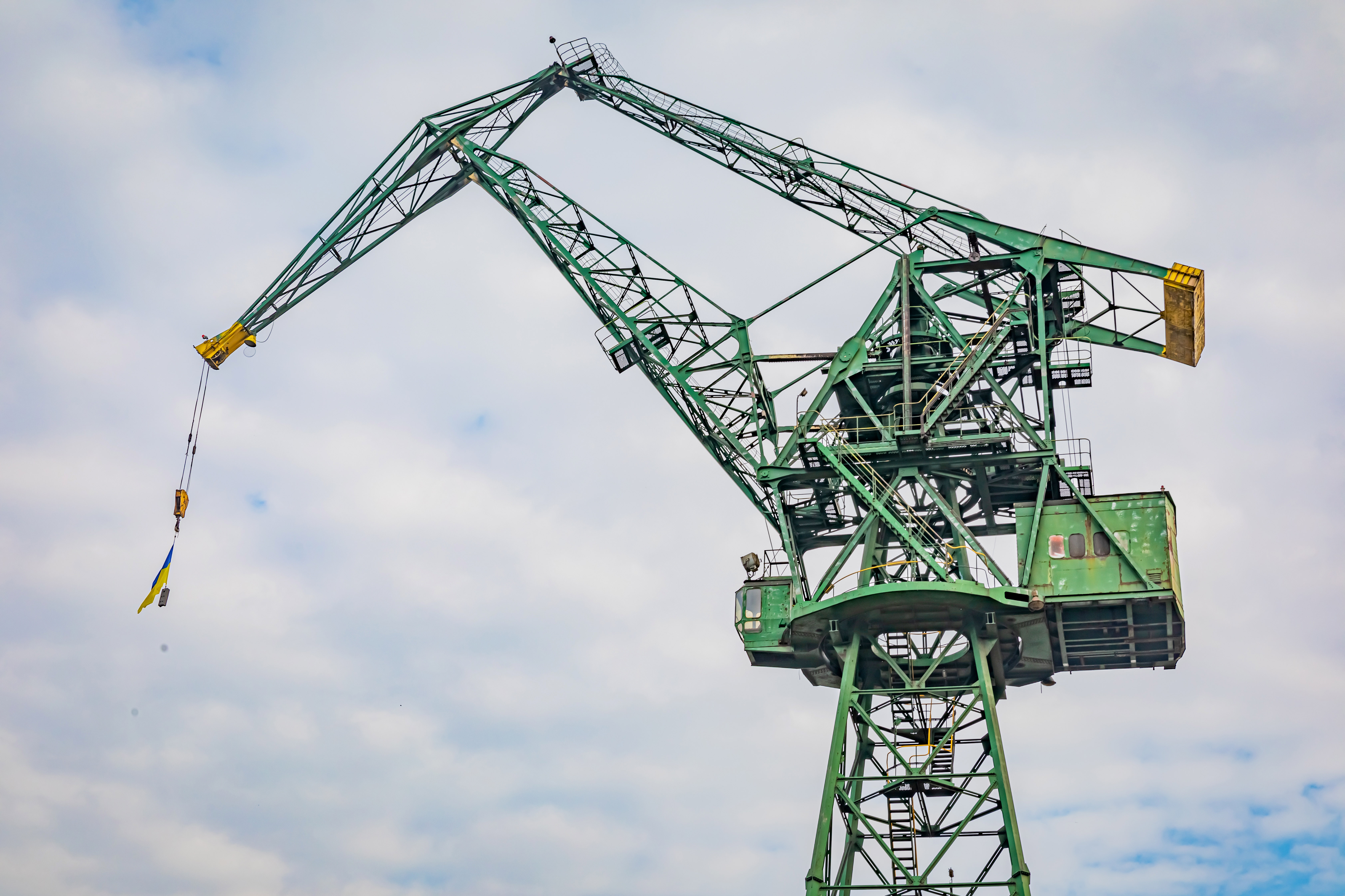 The Crane of Anna Walentynowicz at European Solidarity Center Gdansk