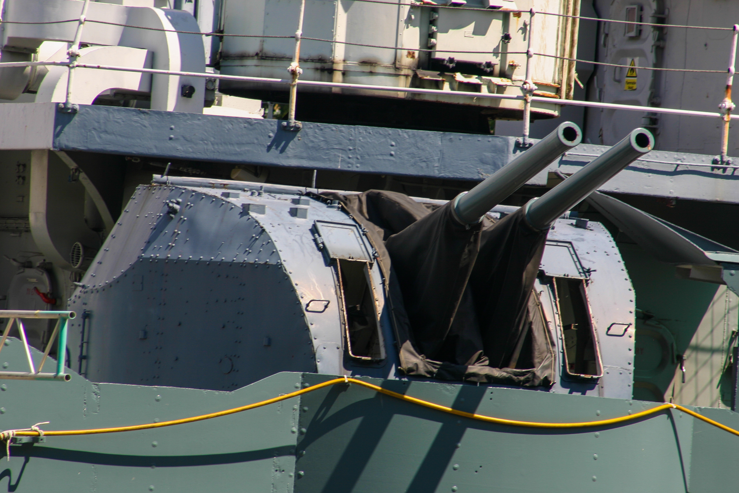 Gun Turret on HMS Belfast