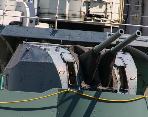Gun Turret on HMS Belfast