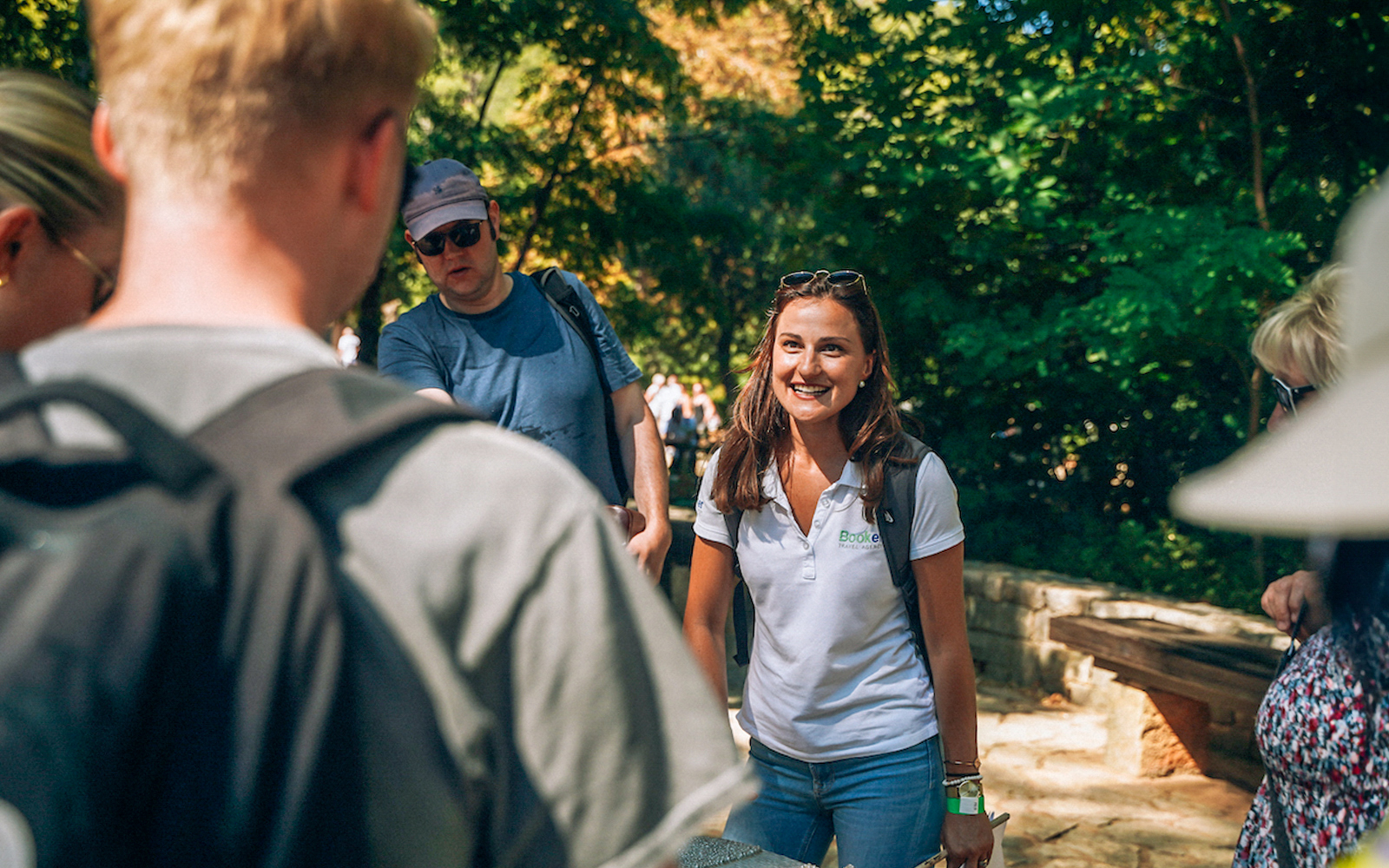 Visitors at Krka National Park
