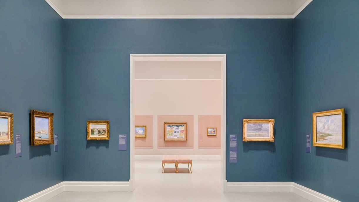 French Impressionist paintings displayed at the NGV for Melbourne Winter Masterpieces® 2025.