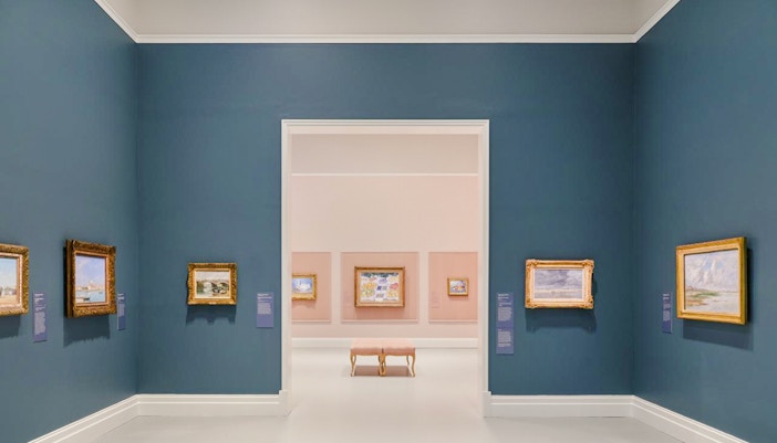 French Impressionist paintings displayed at the NGV for Melbourne Winter Masterpieces® 2025.