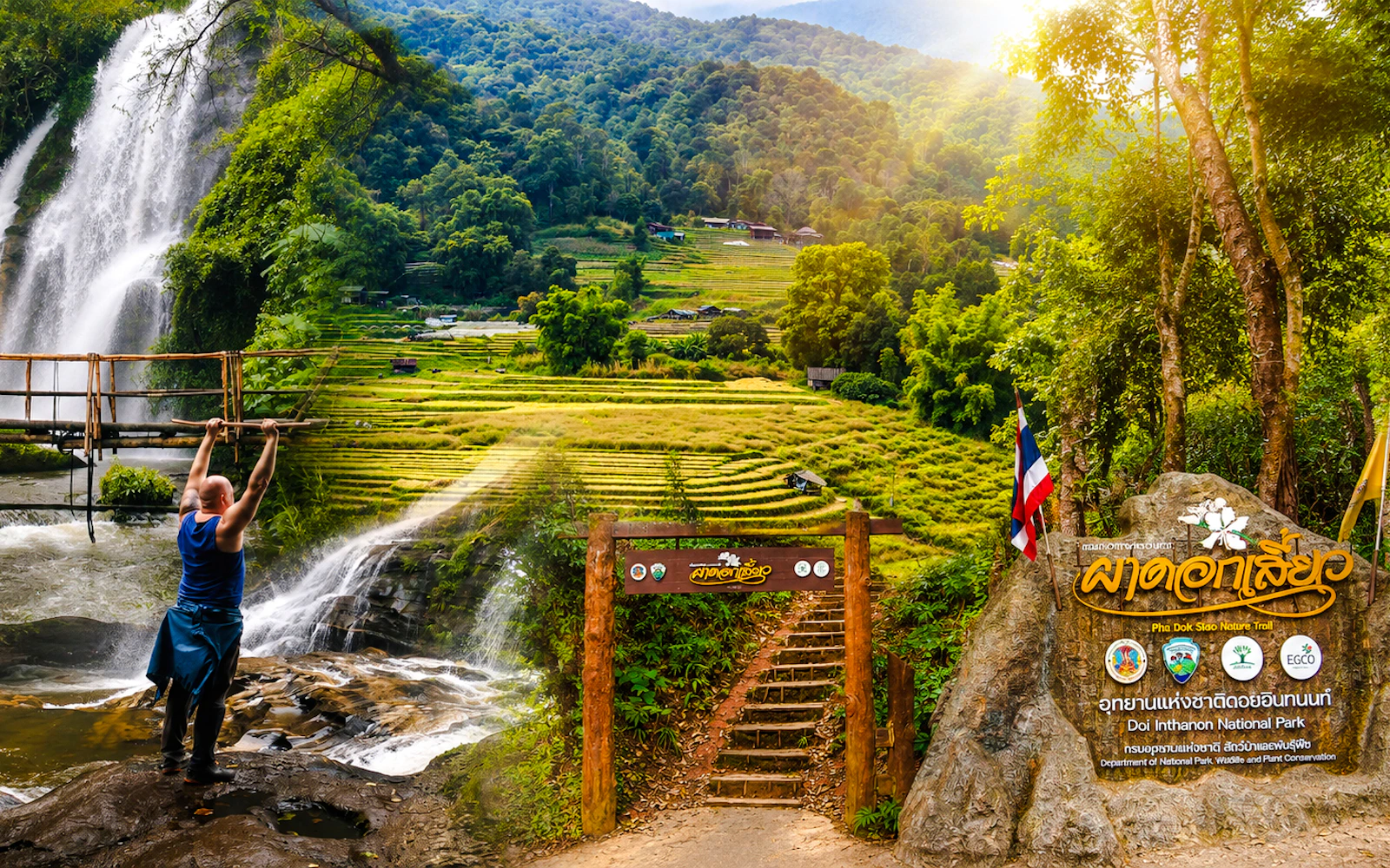 From Chiang Mai: Doi Inthanon National Park Private Guided Tour with Pha Dok Siew Nature Trail Hike