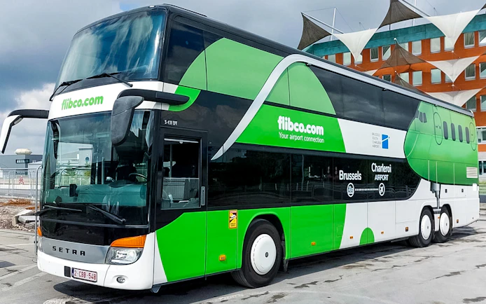Bus for one-way tickets from Frankfurt Hahn Airport to Frankfurt City.