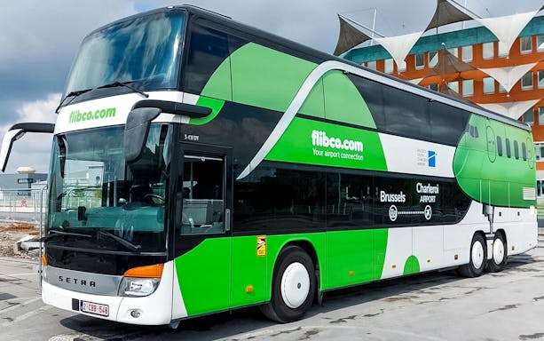 Bus for one-way tickets from Frankfurt Hahn Airport to Frankfurt City.