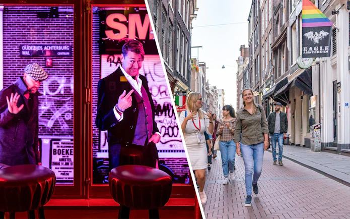 Red Light Secrets Museum exhibit and guided tour in Amsterdam's Red Light District.