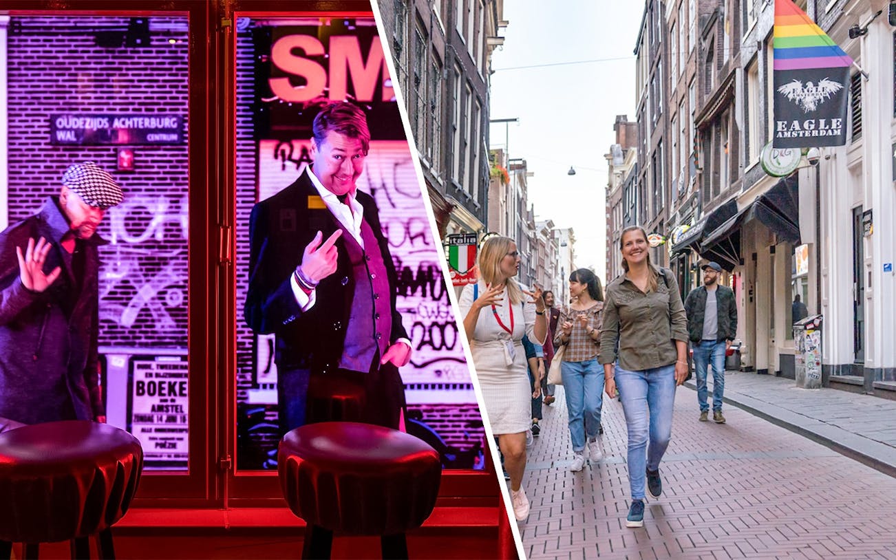 Red Light Secrets Museum exhibit and guided tour in Amsterdam's Red Light District.