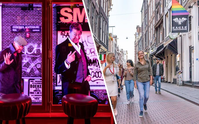 Red Light Secrets Museum exhibit and guided tour in Amsterdam's Red Light District.
