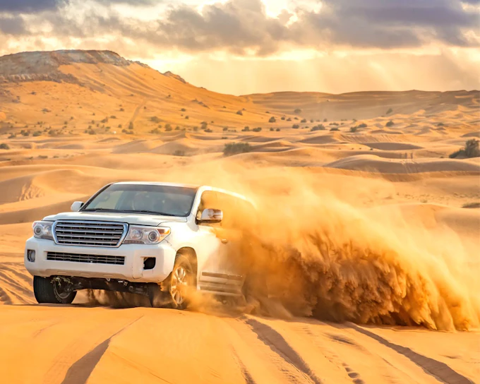 Budget-Friendly Evening Desert Safari & BBQ Dinner with Optional Quad Bike