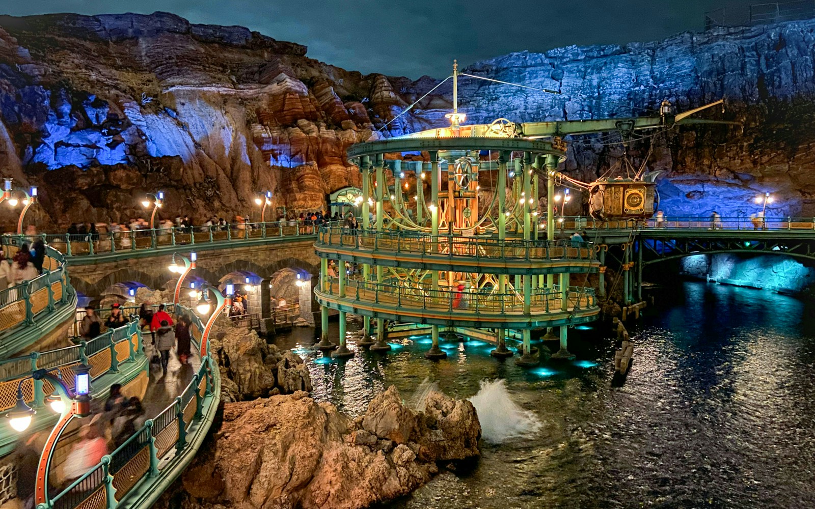 Submarine ride at 20,000 Leagues Under the Sea attraction, Disneyland Tokyo.