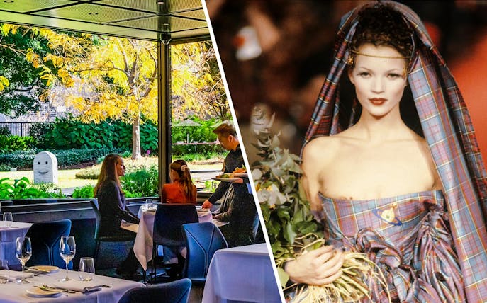Dining at NGV garden restaurant and Kawakubo fashion exhibit, Westwood | Kawakubo Exhibition Tickets.