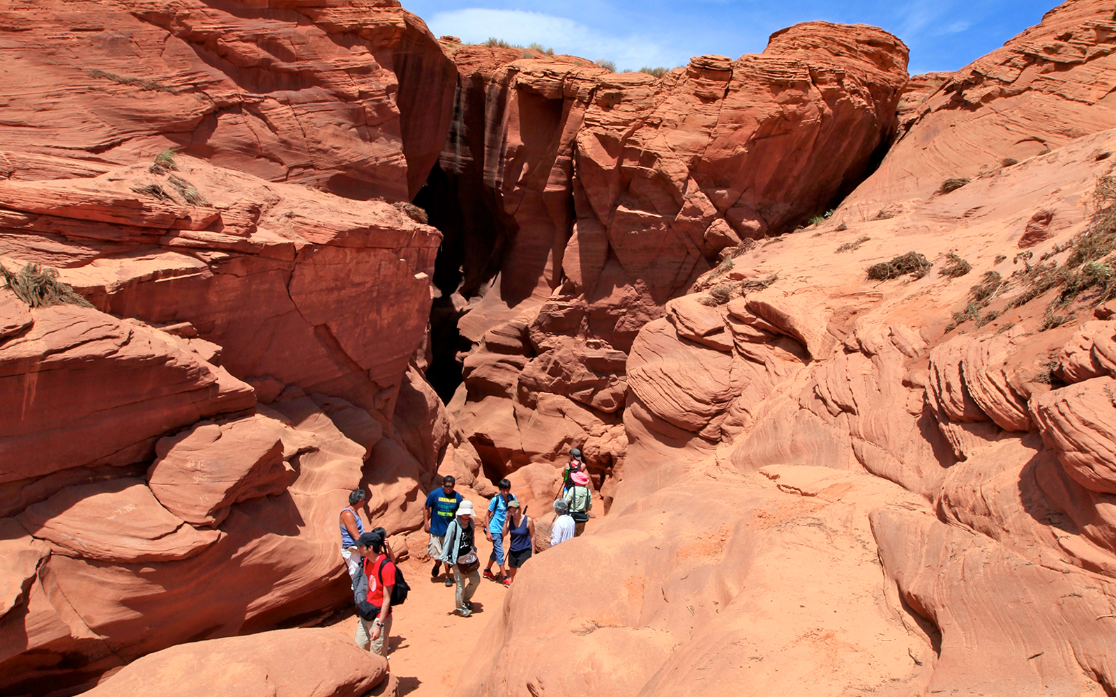 Antelope Canyon sandstone formations, Page, Arizona.