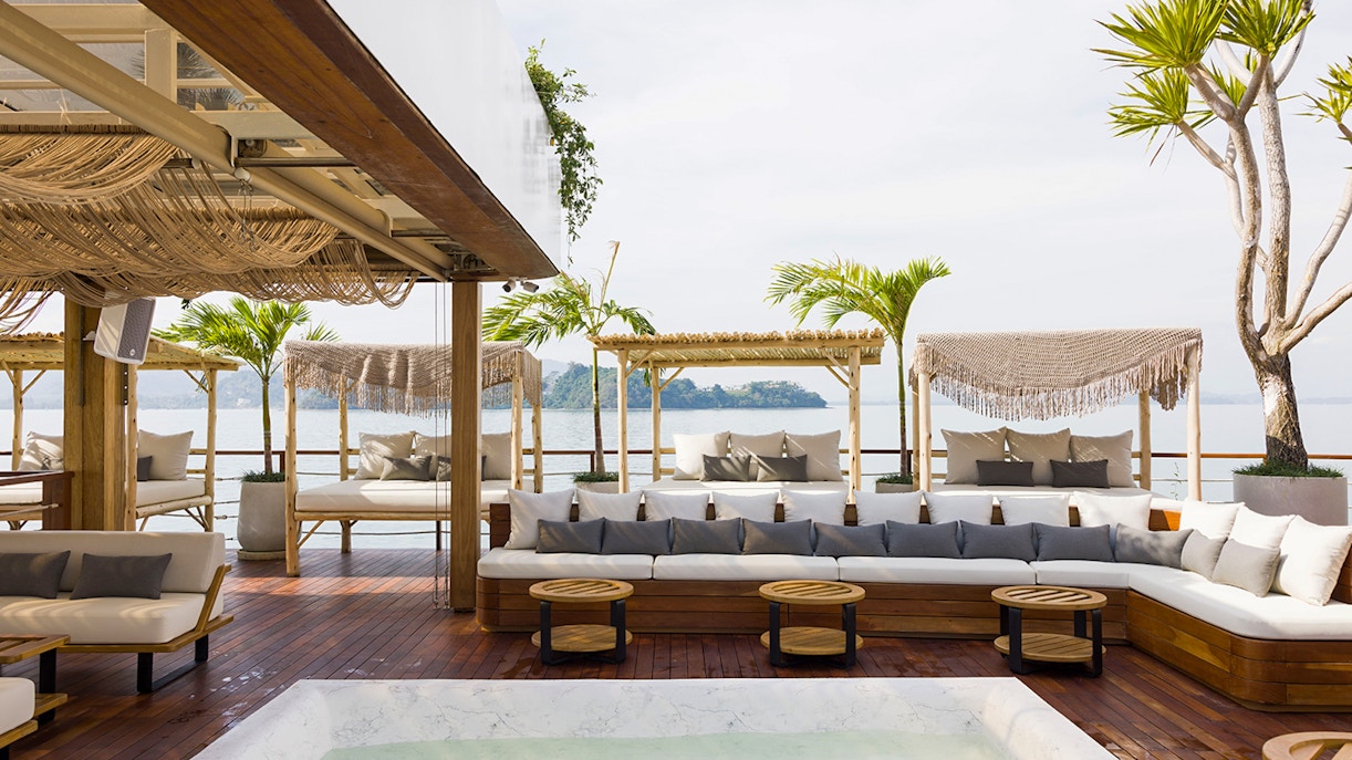 Pool Sofa at Yona beach club