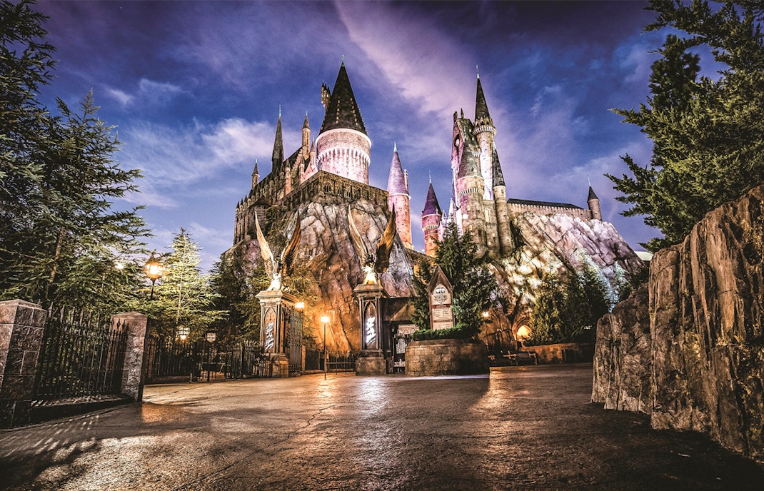 Harry Potter and the wizard attraction at Universal Studios Resort in Orlando