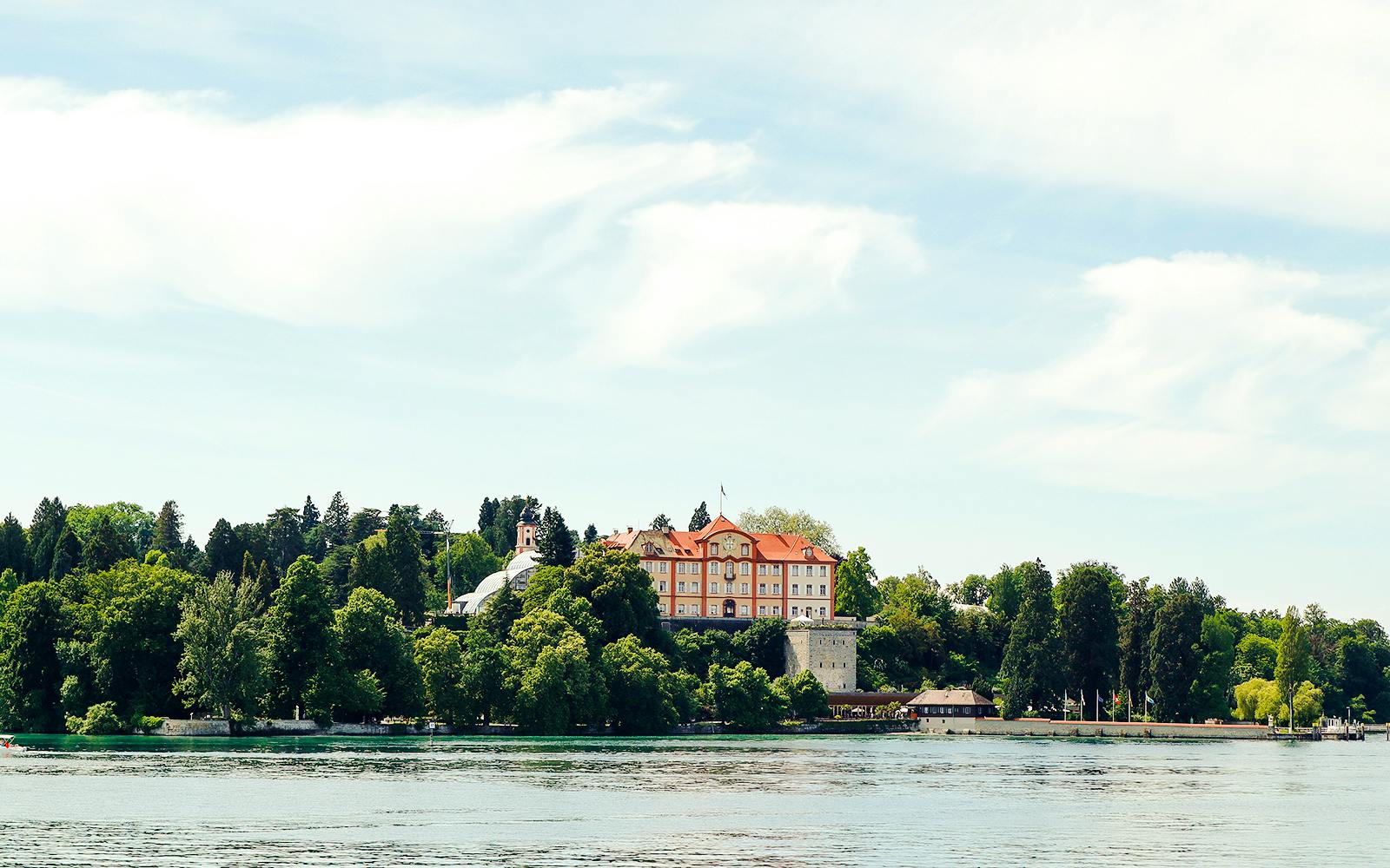 Mainau Island castle and gardens by Lake Constance, Germany.