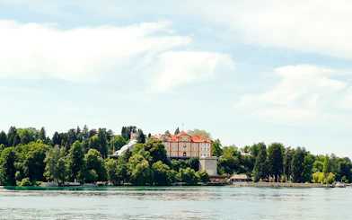 Mainau Island castle and gardens by Lake Constance, Germany.