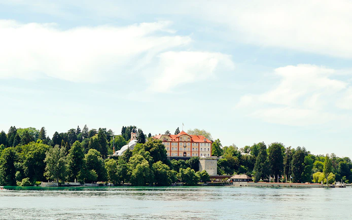 Mainau Island castle and gardens by Lake Constance, Germany.