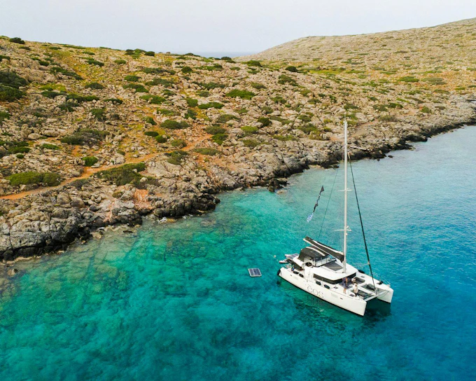 All-Inclusive Heraklion Top-Rated Catamaran Cruise with Chef Experience