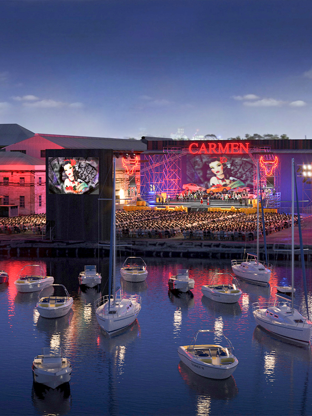 Carmen on Cockatoo Island Opera