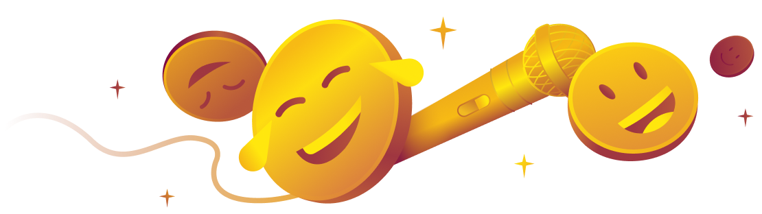 Comedy Shows in London Tickets Illustration