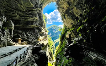 from chongqing: three natural bridges, longshuixia ground fissure and wujiang gallery private guided day trip-1